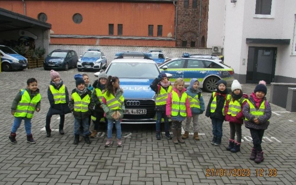 Wir besuchen die Polizeidienststelle in Frankenthal